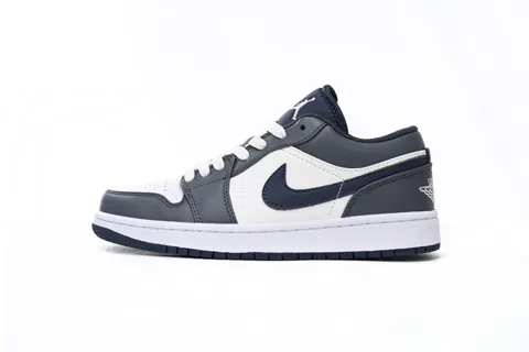 Air Jordan 1 Low White/Grey/Blue