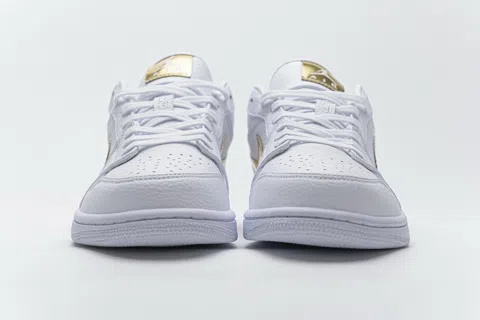 Air Jordan 1 Low White/Gold – photo 5
