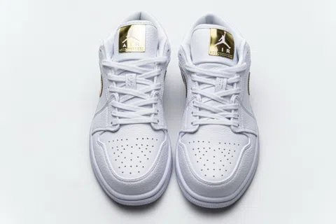 Air Jordan 1 Low White/Gold – photo 7