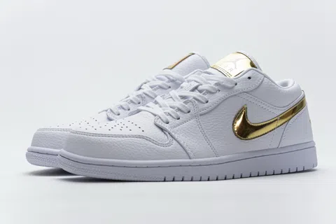 Air Jordan 1 Low White/Gold – photo 4