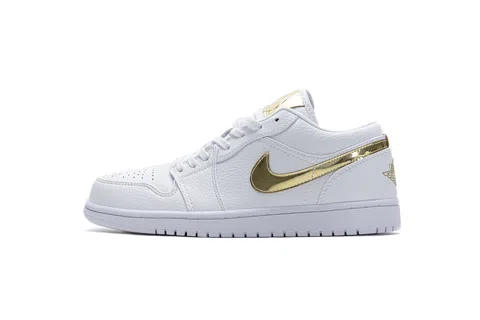 Air Jordan 1 Low White/Gold