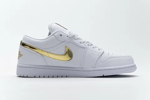 Air Jordan 1 Low White/Gold – photo 3
