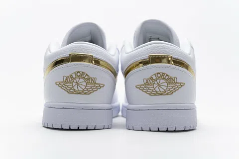 Air Jordan 1 Low White/Gold – photo 6