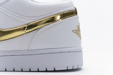 Air Jordan 1 Low White/Gold – photo 10