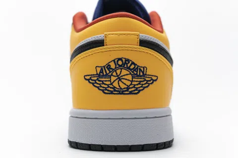 Air Jordan 1 Low White/Blue/Yellow – photo 6