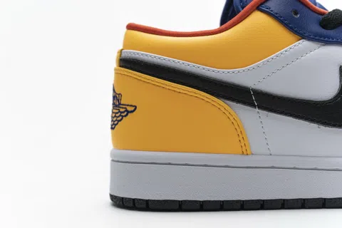 Air Jordan 1 Low White/Blue/Yellow – photo 9