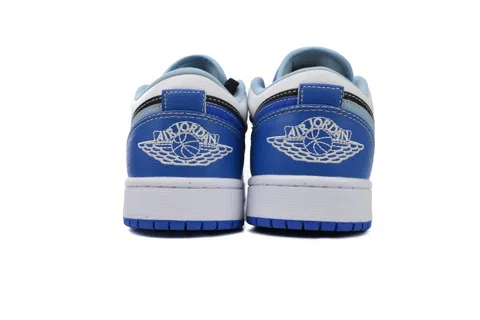 Air Jordan 1 Low White/Blue/Black – photo 3