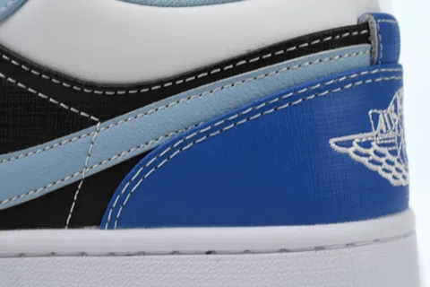 Air Jordan 1 Low White/Blue/Black – photo 5