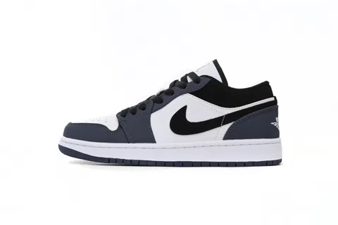 Air Jordan 1 Low White/Blue/Black