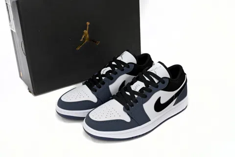 Air Jordan 1 Low White/Blue/Black – photo 9