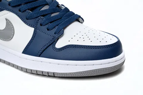 Air Jordan 1 Low White/Blue/Grey – photo 6