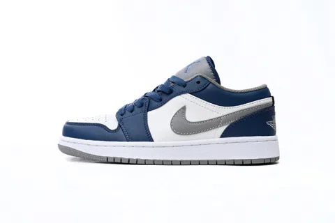 Air Jordan 1 Low White/Blue/Grey