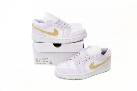Air Jordan 1 Low White/Purple – photo 9