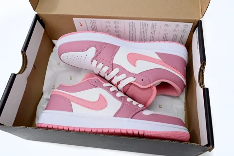 Air Jordan 1 Low Pink/White – photo 9