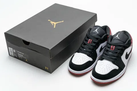 Air Jordan 1 Low Black Toe – photo 12