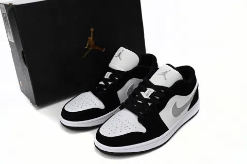 Air Jordan 1 Low Black/White/Grey – photo 8