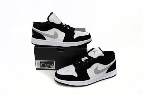 Air Jordan 1 Low Black/White/Grey – photo 9