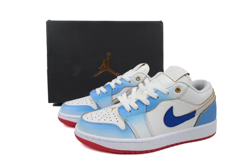 Air Jordan 1 Low White/Blue – photo 6