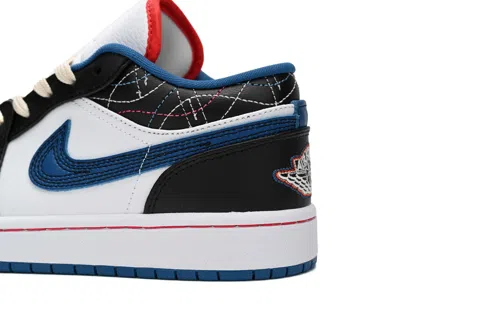 Air Jordan 1 Low Black/Industrial Blue – photo 7