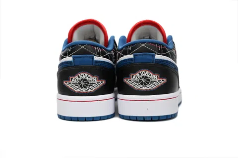 Air Jordan 1 Low Black/Industrial Blue – photo 3