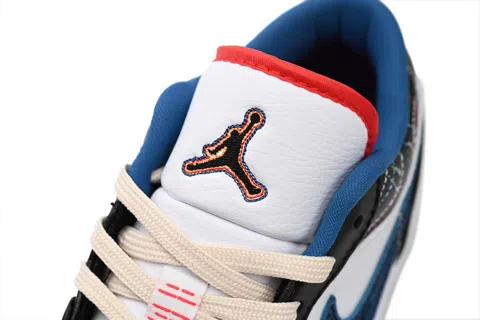 Air Jordan 1 Low Black/Industrial Blue – photo 5