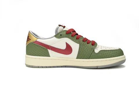 Air Jordan 1 Low White/Green – photo 3