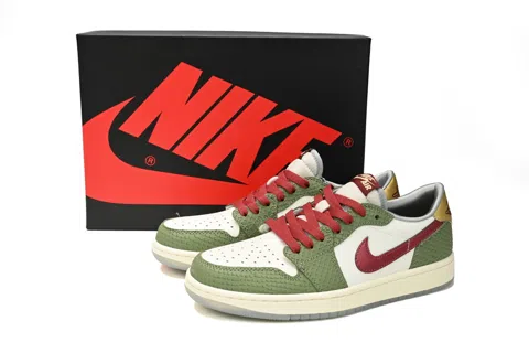 Air Jordan 1 Low White/Green – photo 7