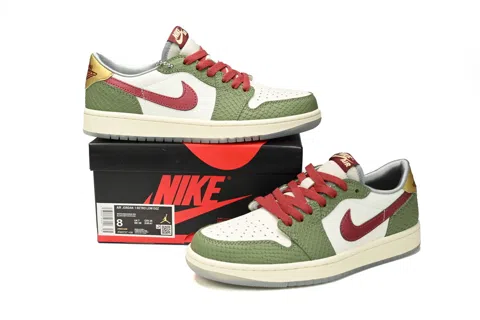 Air Jordan 1 Low White/Green – photo 8