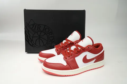 Air Jordan 1 Low White/Dune Red – photo 7