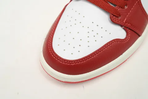 Air Jordan 1 Low White/Dune Red – photo 5