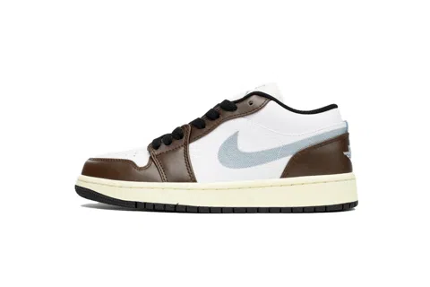 Air Jordan 1 Low Mocha Blue Grey