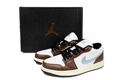 Air Jordan 1 Low Mocha Blue Grey – photo 6