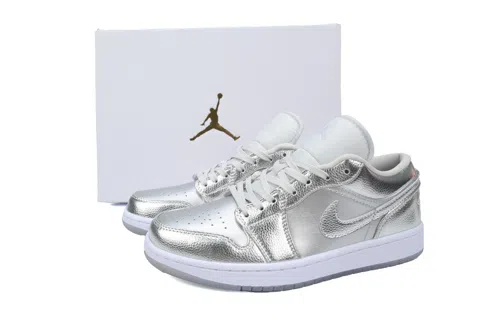 Air Jordan 1 Low Metallic Silver – photo 6