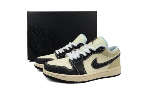 Air Jordan 1 Low Coconut Milk Black – photo 6