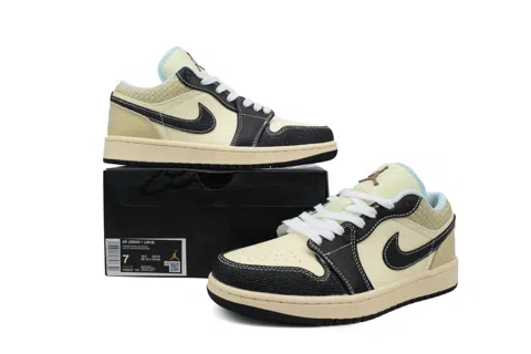 Air Jordan 1 Low Coconut Milk Black – photo 7