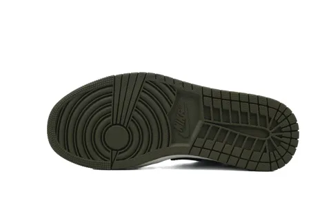 Air Jordan 1 Low Black Toe Medium Olive – photo 4