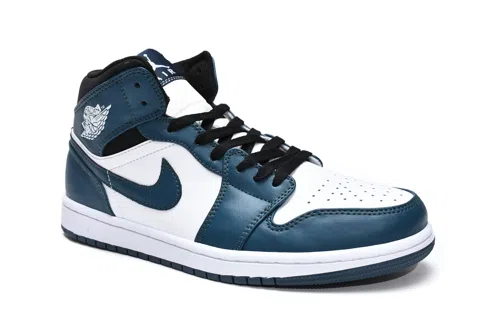 Air Jordan 1 Mid Green Obsidian – photo 6