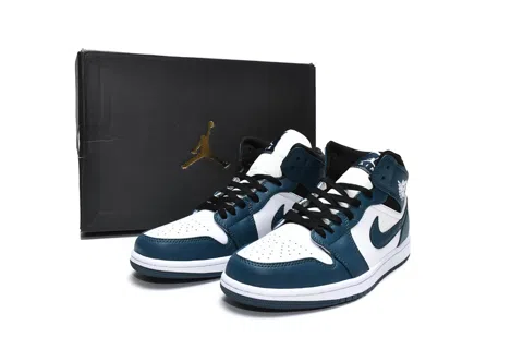 Air Jordan 1 Mid Green Obsidian – photo 11