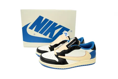 Travis Scott x Air Jordan 1 Low Military Blue – photo 7