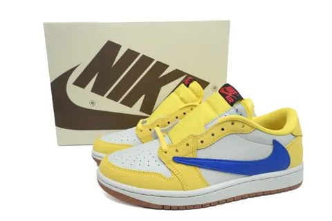 Travis Scott x Air Jordan 1 Low Canary – photo 6