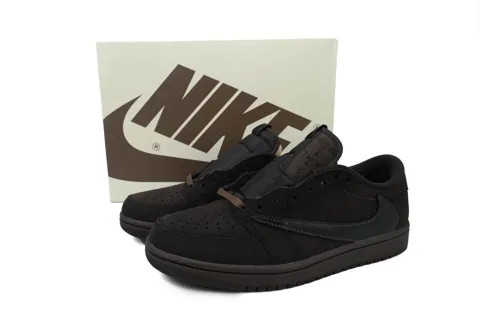 Travis Scott x Air Jordan 1 Low Velvet Brown – photo 6