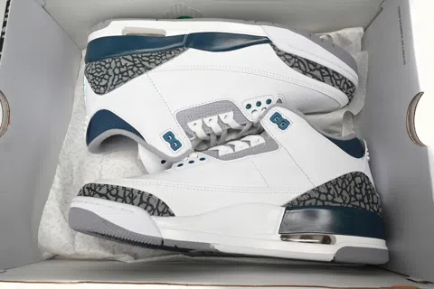 Air Jordan 3 White Navy Cement – photo 11