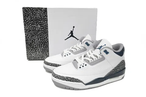 Air Jordan 3 White Navy Cement – photo 9