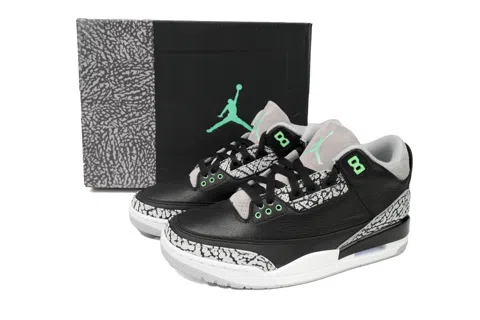 Air Jordan 3 Black/Green Glow – photo 8