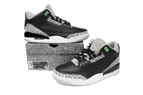 Air Jordan 3 Black/Green Glow – photo 9