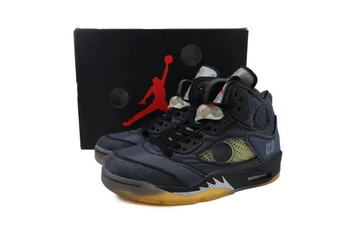 Off-White x Air Jordan 5 Black Cicada – photo 6