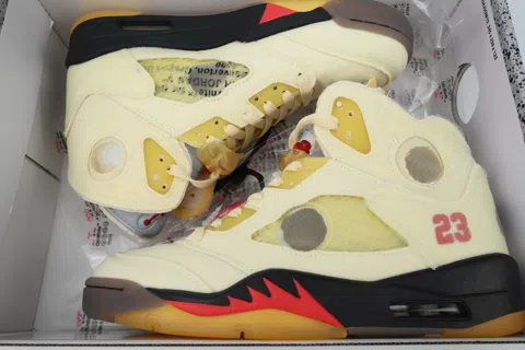 Off-White x Air Jordan 5 Sail – photo 8