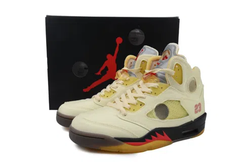 Off-White x Air Jordan 5 Sail – photo 6