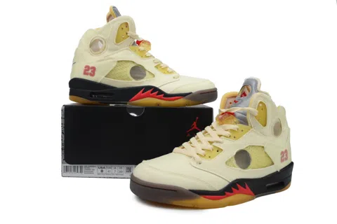 Off-White x Air Jordan 5 Sail – photo 7