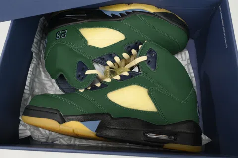 Air Jordan 5 Navy Green – photo 10